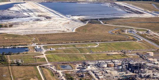 Mosaic's fertilizer plant in Convent, Louisiana. © Julie Dermansky/Julie Dermansky Photography LLC